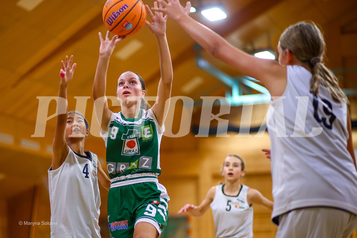 07.12.2024 Österreichischer Basketballverband 2024/25, SLWU14, Basket Flames UNION vs. UBI Graz

