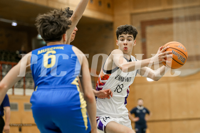 27.04.2025 Österreichischer Basketballverband 2024/25, SLMU16, VF Vienna United vs. SKN St. Pölten