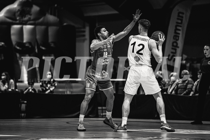 Basketball Basketball Superliga 2021/22, Grunddurchgang 17.Runde Vienna D.C. Timberwolves vs. Kapfenberg Bulls