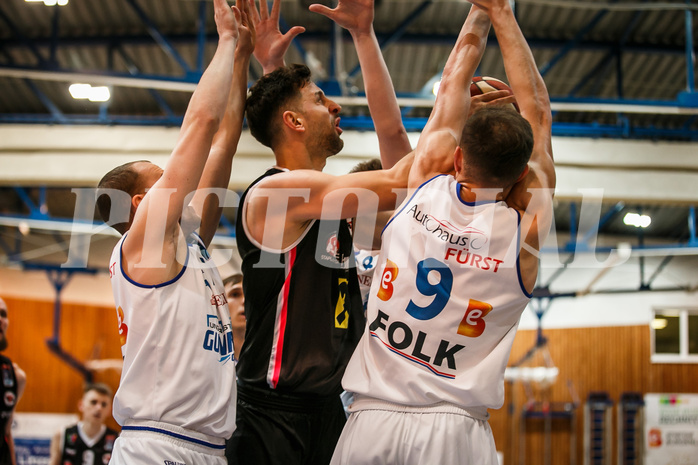 Basketball, bet-at-home Basketball Superliga 2020/21, Platzierungsrunde, 5. Runde, Oberwart Gunners, Flyers Wels, Davor Lamesic (7)