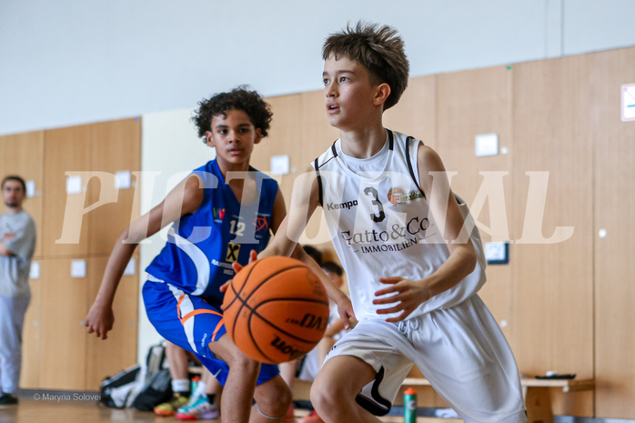31.03.2025 Österreichischer Basketballverband 2024/25, SLMU14 Basket Flames WAT vs. FSN Baskets Wels