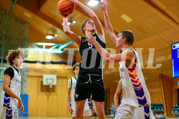 01.12.2024 Österreichischer Basketballverband 2024/25, SLMU16, Post SV Wien vs. Swarco Raiders