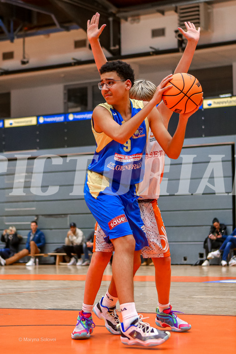 14.12.2024 Österreichischer Basketballverband 2024/25, SLMU14, Basket Dukes vs. SKN St. Pölten
