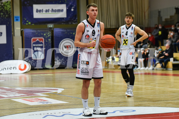 Basketball Superliga 2021/22, Grunddurchgang 14. Runde Flyers Wels vs. GGMT Vienna
