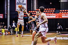 Basketball, Win2Day Superliga 2024/25, Grunddurchgang 17.Runde, BC Vienna, Flyers Wels, Ivan Siriscevic (17)