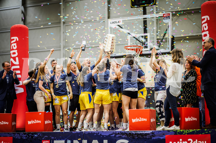 Basketball, Win2Day Basketball Damen Superliga 2023/24, Playoff, Finale Spiel 3, SKN St. Pölten, UBI Graz, 