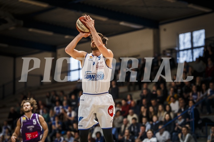 Basketball, ABL 2018/19, Grunddurchgang 33.Runde, Oberwart Gunners, Vienna DC Timberwolves, Hannes Ochsenhofer (9)
