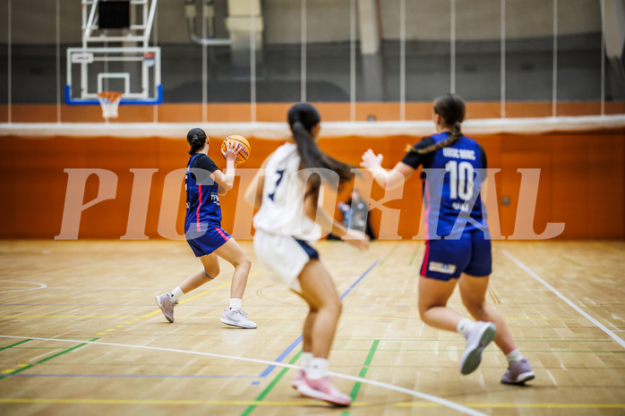 Basketball, SLWU19 Basketball Damen Superliga 2024/25, Vienna Timberwolves, DBB LZ OÖ, 