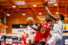 Basketball, win2day Basketball Superliga 2024/25, Grunddurchgang Runde 3, BBC Nord Dragonz, Flyers Wels, Damion Rosser (2)