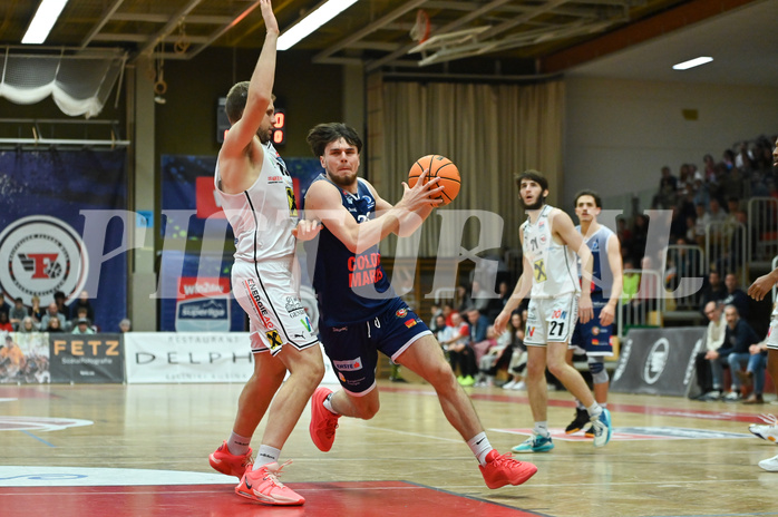 Basketball, Superliga 2023/24, Grunddurchgang 12. Runde, Flyers Wels vs. BBC Nord Dragonz,