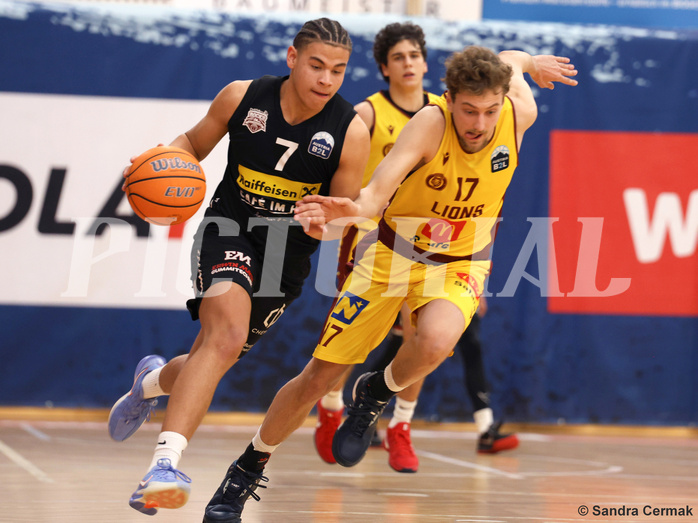 Basketball Zweite Liga 2024/25, Grunddurchgang 14.Runde Traiskirchen Lions NextGen vs. Mattersburg Rocks


