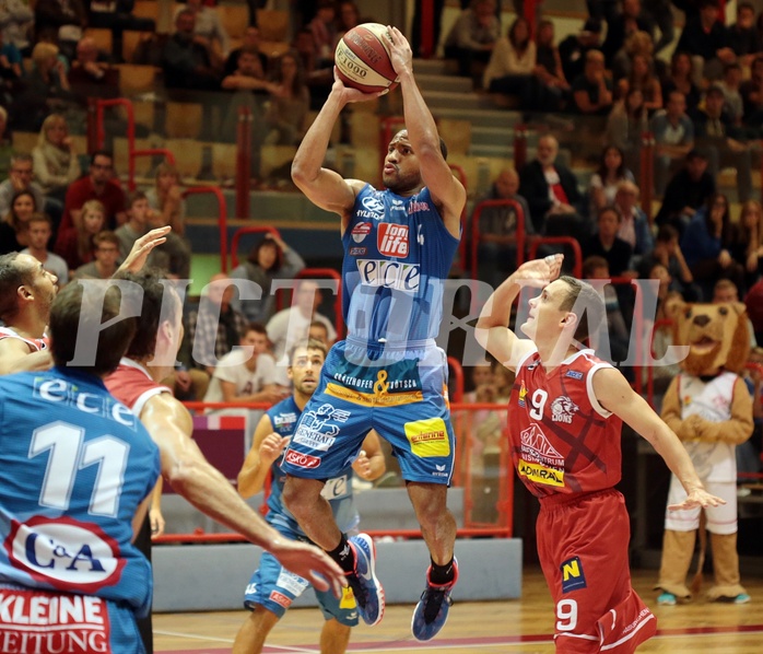 Basketball ABL 2015/16 Grunddurchgang 2.Runde  Traiskirchen Lions vs Kapfenberg Bulls