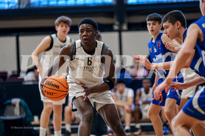 02.03.2025 Österreichischer Basketballverband 2024/25, SLMU16 Basket Flames WAT vs. FCN Baskets Wels