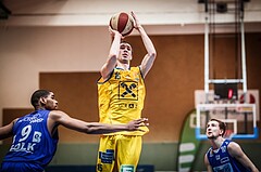 Basketball, ABL 2017/18, Grunddurchgang 29.Runde, UBSC Graz, Oberwart Gunners, Marco Novacesce-Talpes (15)