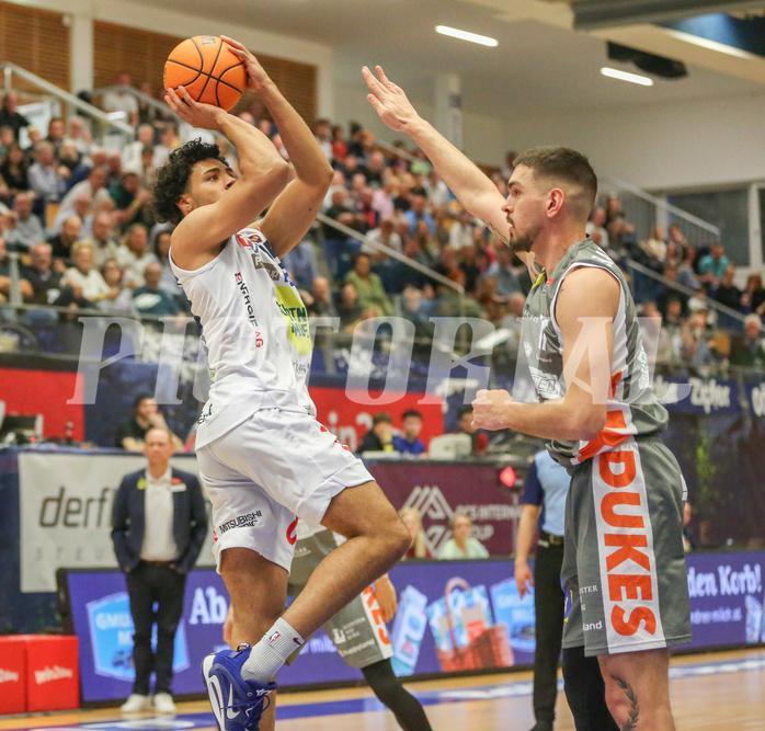 Basketball Superliga 2023/24, 1.Plazierungsrunde Gmunden Swans vs. Klosterneuburg Dukes