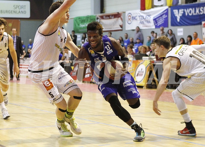 Basketball ABL 2015/16 Grunddurchgang 29.Runde  Güssing Knights vs Oberwart Gunners