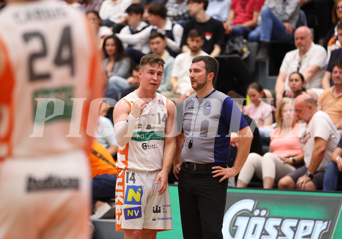 Basketball Superliga 2023/24, Playoff, Semifinale Spiel 1 Klosterneuburg Dukes vs. UBSC Graz


