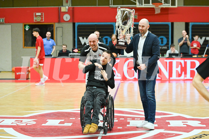 Basketball, Superliga 2023/24, Grunddurchgang 20. Runde, Flyers Wels vs. BC Vienna,
