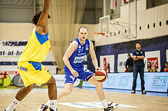 Basketball, bet-at-home Basketball Superliga 2020/21, Grunddurchgang 15. Runde, SKN St. Pölten Basketball, Oberwart Gunners, Sebastian Käferle (7)
