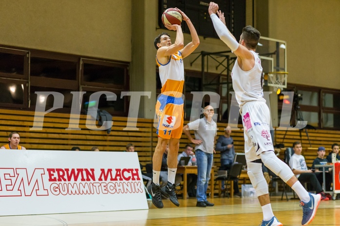 Basketball, 2.Bundesliga, Grunddurchgang 8.Runde, Mattersburg Rocks, BBU Salzburg, Dusan Oluic (11)