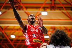 Basketball, win2day Basketball Superliga 2024/25, Grunddurchgang Runde 7, BBC Nord Dragonz, Traiskirchen Lions, Cedric Russell (0)