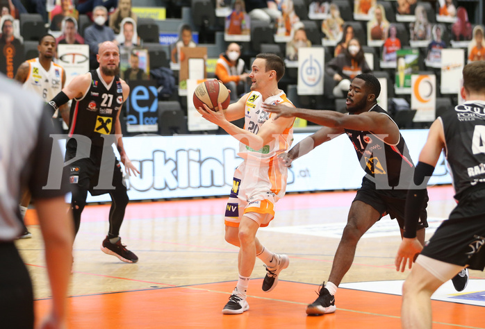 Basketball Superliga 2020/21, 6. Plazierungsrunde Klosterneuburg Dukes vs. Flyers Wels