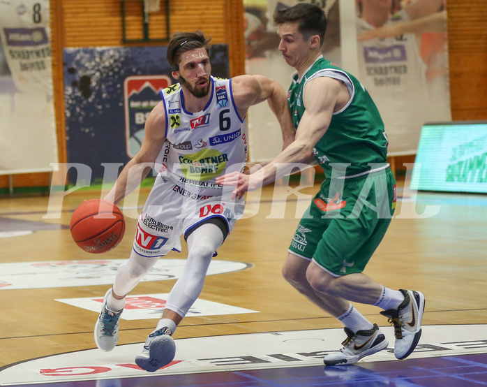 Basketball Superliga 2021/22, 4.Plazierungsrunde Gmunden Swans vs. Kapfenberg Bulls


