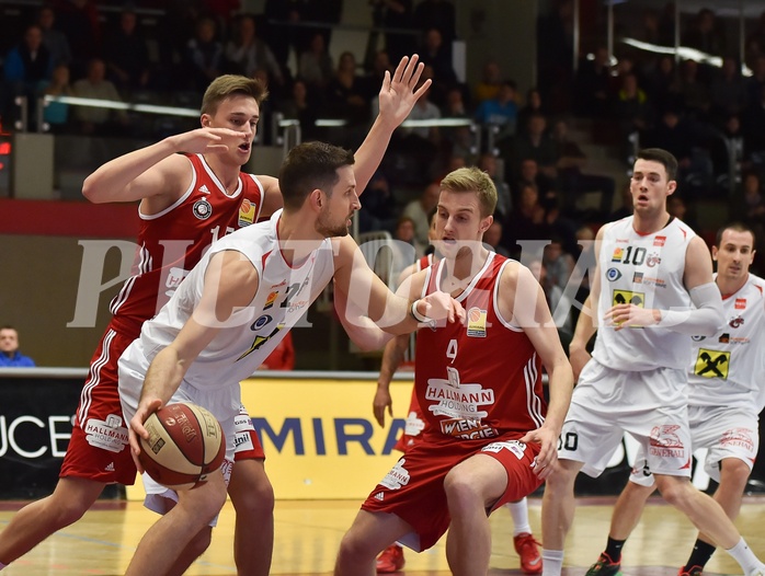 Basketball ABL 2015/16 Grunddurchgang 21.Runde WBC Wels vs BC Vienna