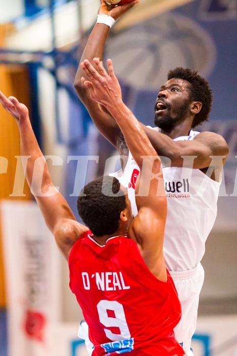 Basketball ABL 2015/16 Grunddurchgang 15.Runde Oberwart Gunners vs. WBC Wels