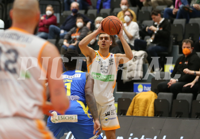 Basketball Superliga 2021/22, Grunddurchgang 14.Runde Klosterneuburg Dukes vs. SKN St. Pölten


