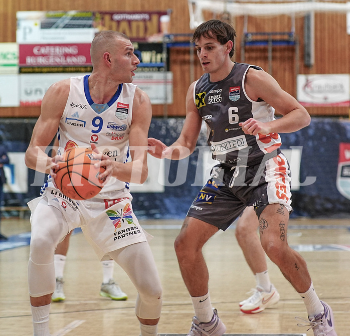 Basketball Superliga 2024/25, Grunddurchgang 13.Runde Oberwart Gunners vs. KLosterneuburg Dukes