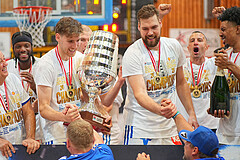 Basketball, Basketball Superliga 2024/25, Playoffs, Finale Spiel 1, Oberwart Gunners vs. BBC Nord Dragonz