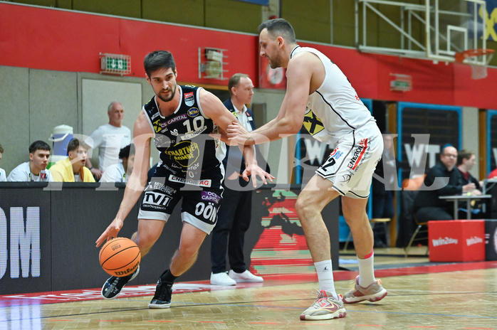 Basketball Superliga 2023/24, 8.Plazierungsrunde,Flyers Wels vs. Gmunden Swans