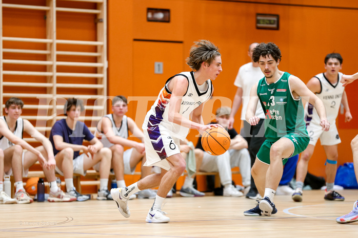 22.03.2025 Österreichischer Basketballverband 2024/25, SLMU19, Vienna United vs. Kapfenberg Bulls 