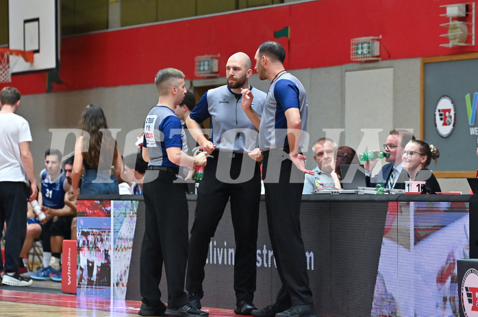 Basketball Superliga 2024/25, Playoff, Viertelfinale Spiel 3, Flyers Wels vs BBC Nord Dragonz,
