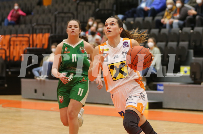 Basketball Damen Superliga 2021/22, Grunddurchgang 8.Runde BK Duchess Klosterneuburg vs. KOS Celovec



