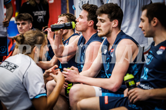 Basketball, win2day Basketball Superliga 2022/23, 10. Qualifikationsrunde, Traiskirchen Lions, Vienna D.C. Timberwolves, #featured timeout momo#