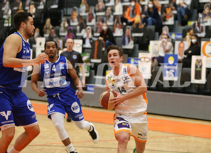 Basketball Superliga 2020/21, Grunddurchgang 17.Runde Klosterneuburg Dukes vs. Oberwart Gunners