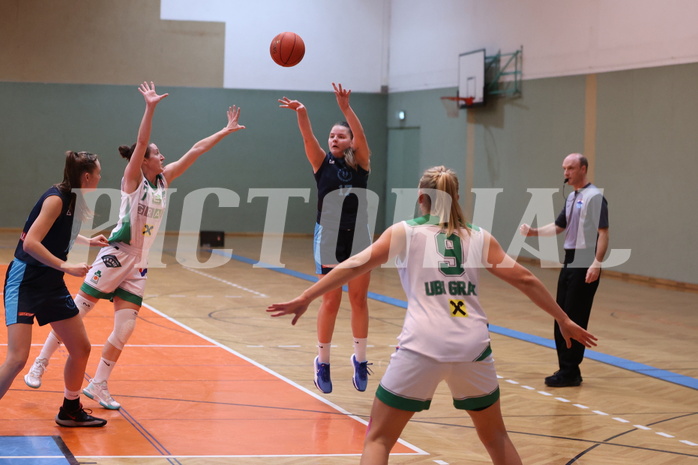 13.11.2022, Unionhalle A, Damen Austria Basketball Cup 2022/23, Viertelfinale,  UBI Holding Graz vs. Vienna Timberwolves,  
