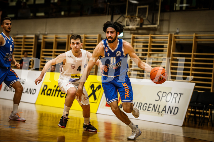 Basketball, Basketball Austria Cup 2021/22, 2. Vorrunde, Mattersburg Rocks, Kufstein Towers, Perez Jose Giraldez (11)