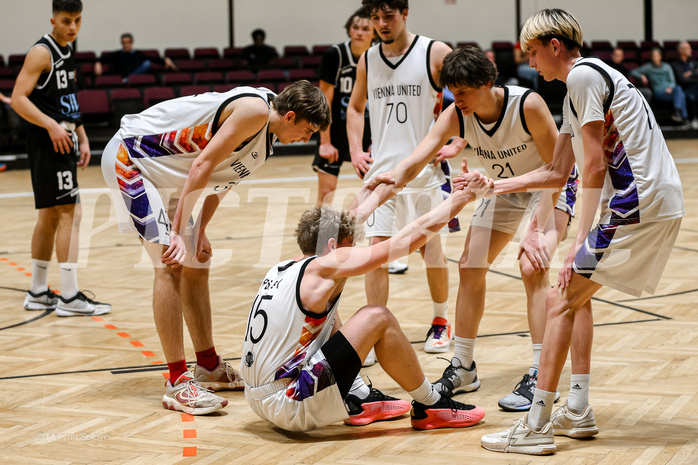 01.03.2025 Österreichischer Basketballverband 2024/25, SLMU19 Vienna United vs. Basket Dukes