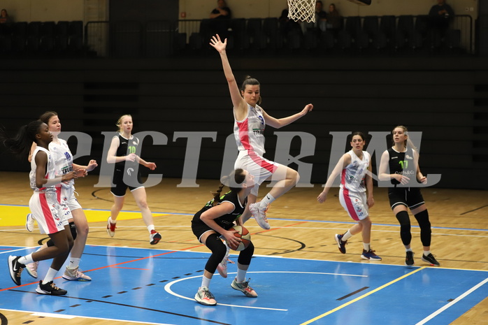 20.03.2022, Basketball Damen Superliga 2021/22, Grunddurchgang 10.Runde, UBSC-DBBC Graz vs. Basket Flames,  