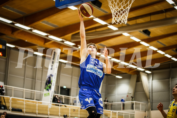 Basketball, bet-at-home Basketball Superliga 2019/20, Viertelfinale 2. Spiel, SKN St. Pölten Basketball, Oberwart Gunners, Jonathan Knessl (12)