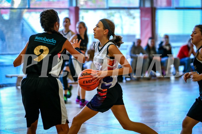 23.11.2024 Österreichischer Basketballverband 2024/25, SLWU14, Vienna United vs. VKL Vikings Swans

