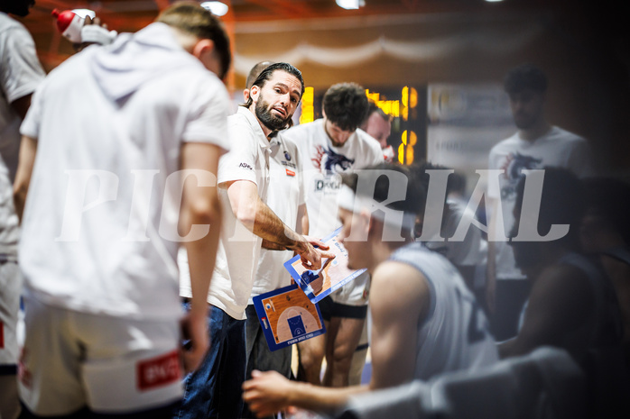 Basketball, Win2Day Superliga 2024/25, Playoffs Viertelfinale Spiel 4, BBC Nord Dragonz, Flyers Wels, Felix Jambor (Head Coach)