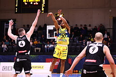 04.02.2024, Graz, Raiffeisen Sportpark Graz, Basketball Superliga 2023/24, Grunddurchgang, Runde 20, UBSC Raiffeisen Graz - OCS Capital Bulls 