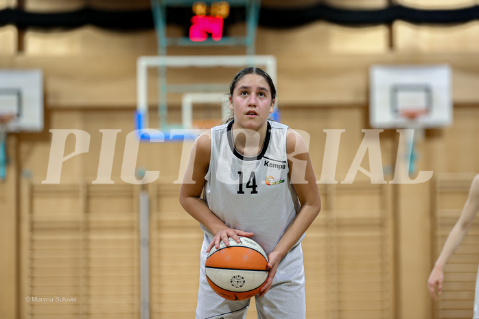 22.02.2025 Österreichischer Basketballverband 2024/25, SLWU14 Basket Flames UNION vs Basket Duchess