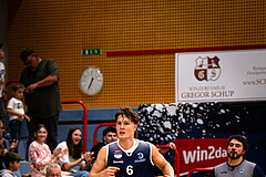 Basketball, win2day Basketball Superliga 2023/24, Grunddurchgang 4.Runde, Traiskirchen Lions, BBC Nord Dragonz, Valentin Pasterk (6)