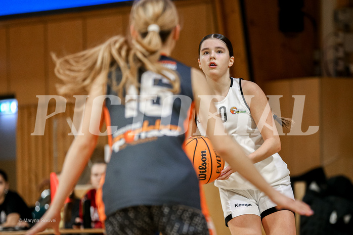22.02.2025 Österreichischer Basketballverband 2024/25, SLWU19 Basket Flames UNION vs Basket Duchess