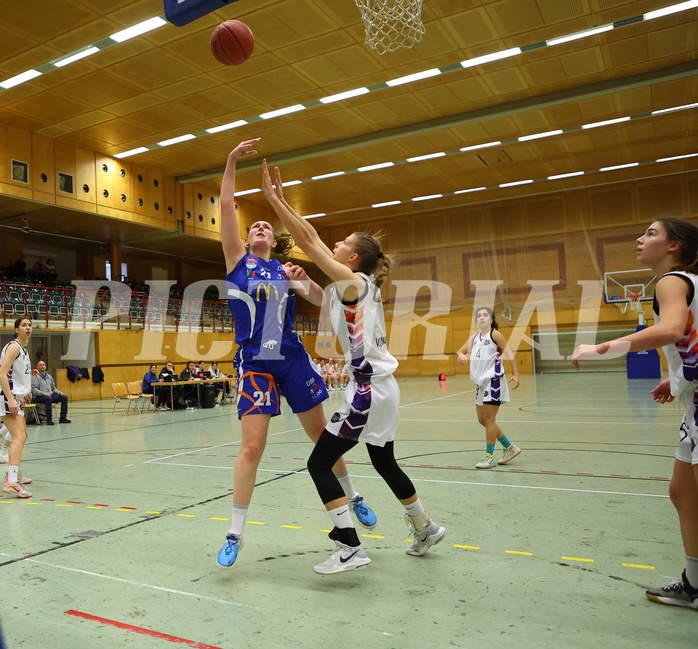 Basketball Damen Superliga 2022/23, Grunddurchgang 11.Runde Vienna United vs. DBB LZ OÖ


